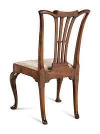 A George III Walnut Side Chair