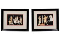 A Group of Eight Greek Style Gouaches
