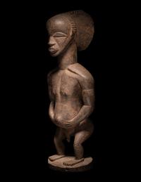 A Luba Wood Figure