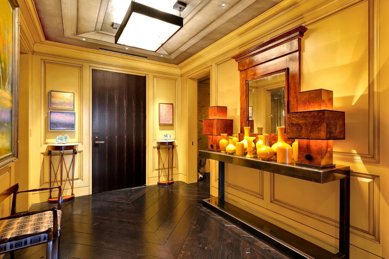 A Continental Walnut Mirror