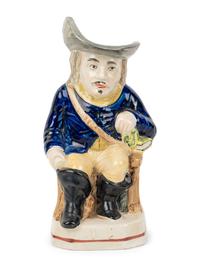 A Seated Soldier or King Charles I Toby Jug