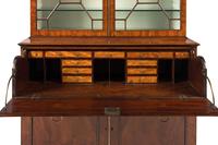 A George III Mahogany Bureau Bookcase