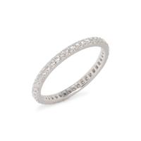 TIFFANY & CO., PLATINUM AND DIAMOND ETERNITY BAND