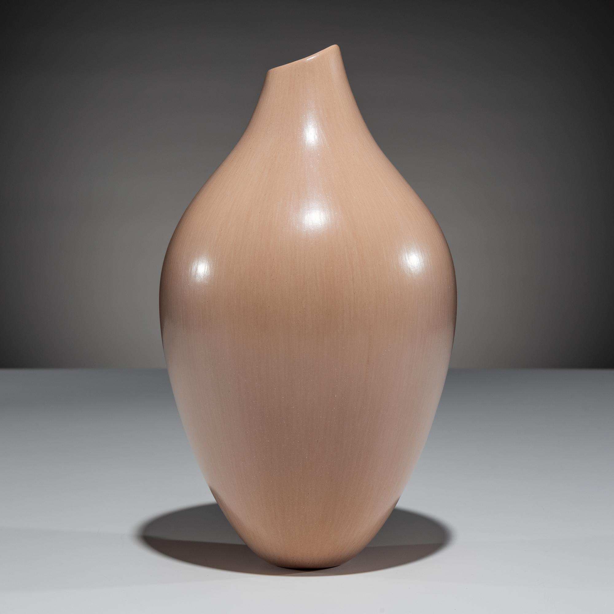 Buffware Pottery Vase, Corn Maiden