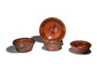 Four Maya Polychrome Bowls