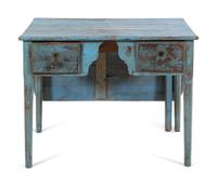 A Spanish Colonial Painted Drop-Leaf Desk
