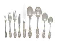 An American Silver Flatware Service