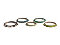 Five Roman Glass Bracelets