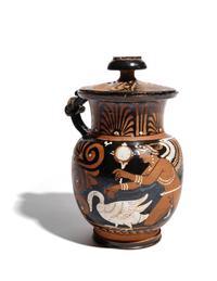 An Apulian Red-Figured Lidded Mug