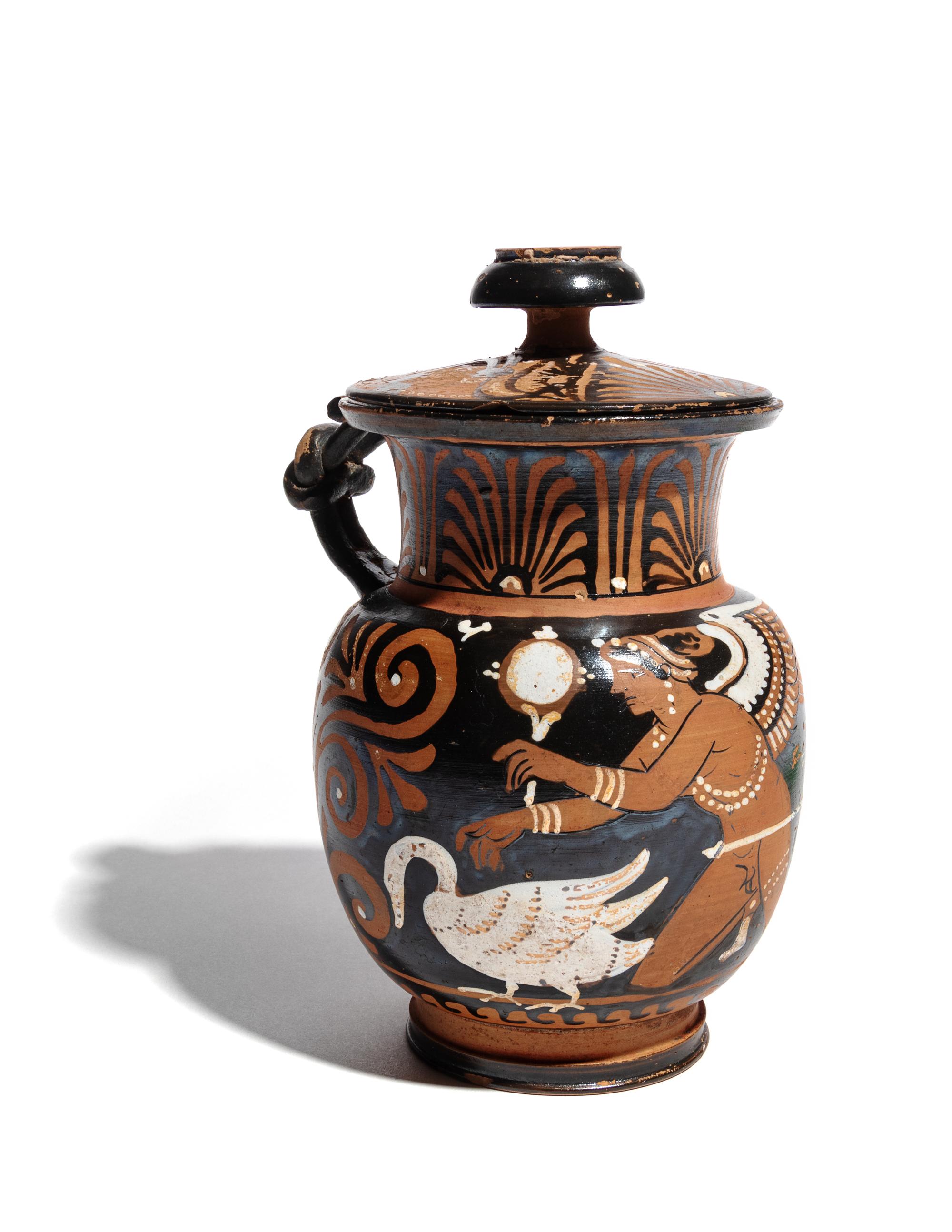 An Apulian Red-Figured Lidded Mug