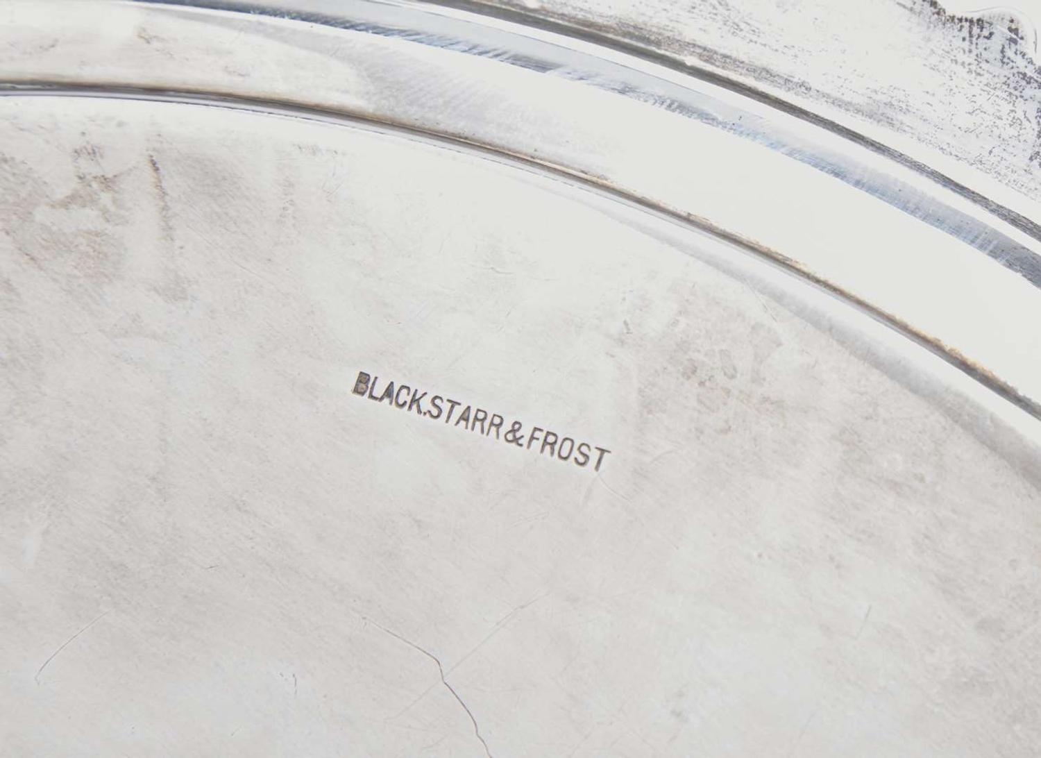 Two sterling silver trays, Gorham Mfg. Co., Providence, RI and Black, Starr & Frost, New York, NY, 1848-1865 and circa 1890, respectively
