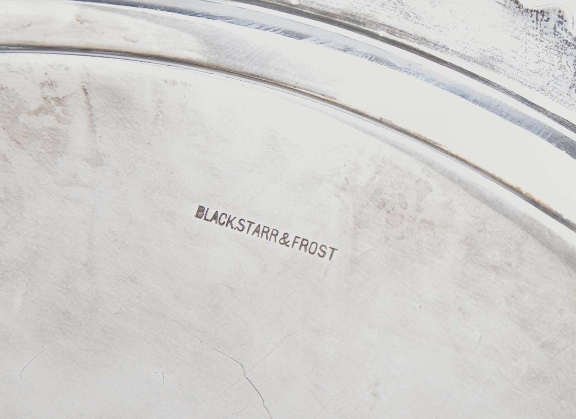 Two sterling silver trays, Gorham Mfg. Co., Providence, RI and Black, Starr & Frost, New York, NY, 1848-1865 and circa 1890, respectively