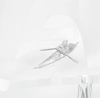A Steuben Glass Ice Hunter Sculpture