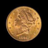 A United States 1895 Liberty Head $20 Gold Coin