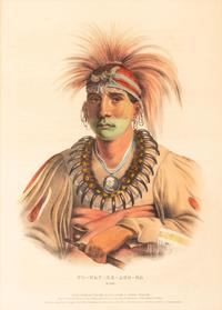 Six Hand-Colored Lithographs by McKenney and Hall