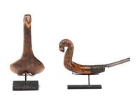 Eastern Woodlands Effigy Ladle and Crooked Knife
