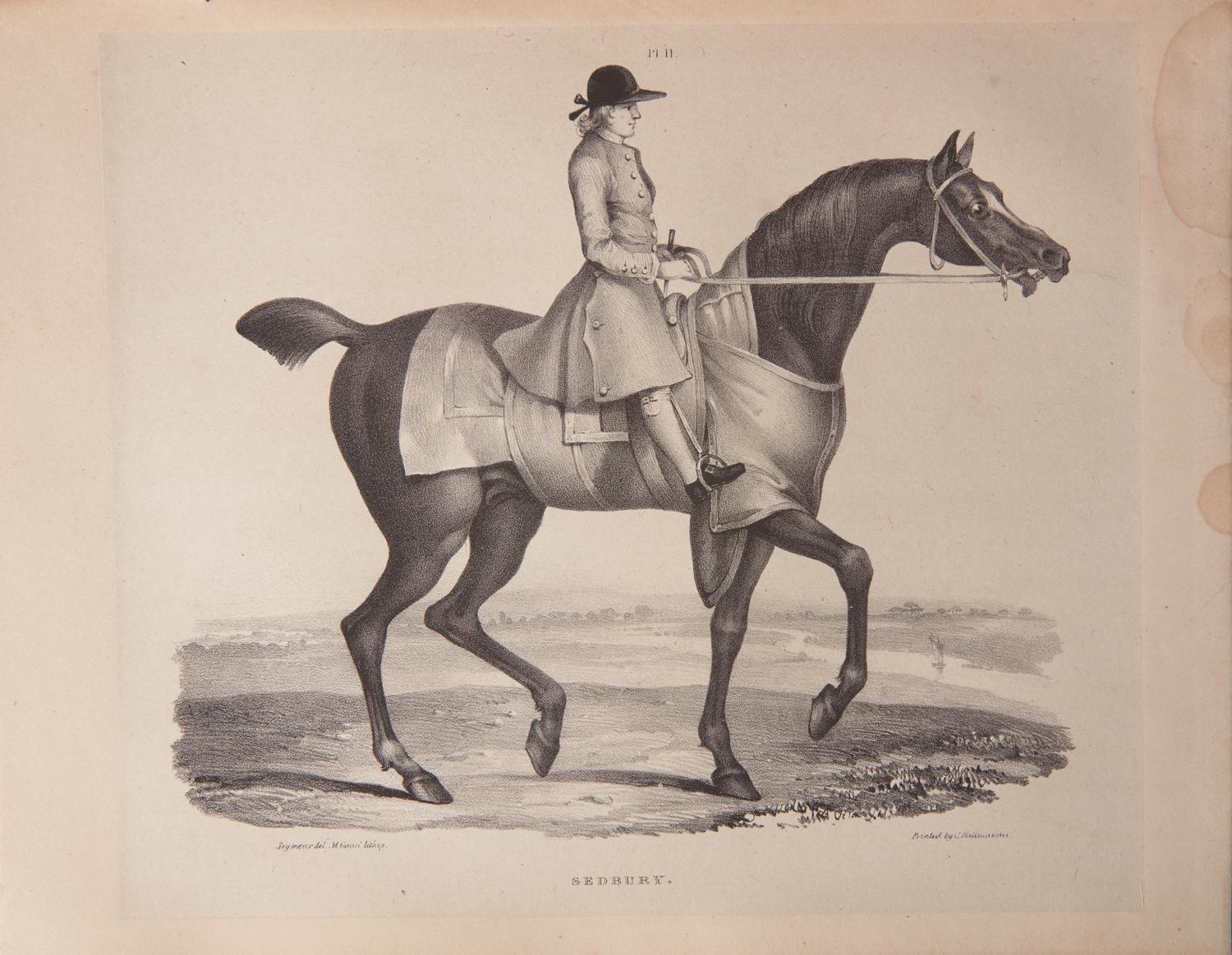 [Sporting] (Broadhurst, J., and George Stubbs). A Comparative View of the Form and Character of the English Racer and Saddle-Horse During the Last and Present Centuries