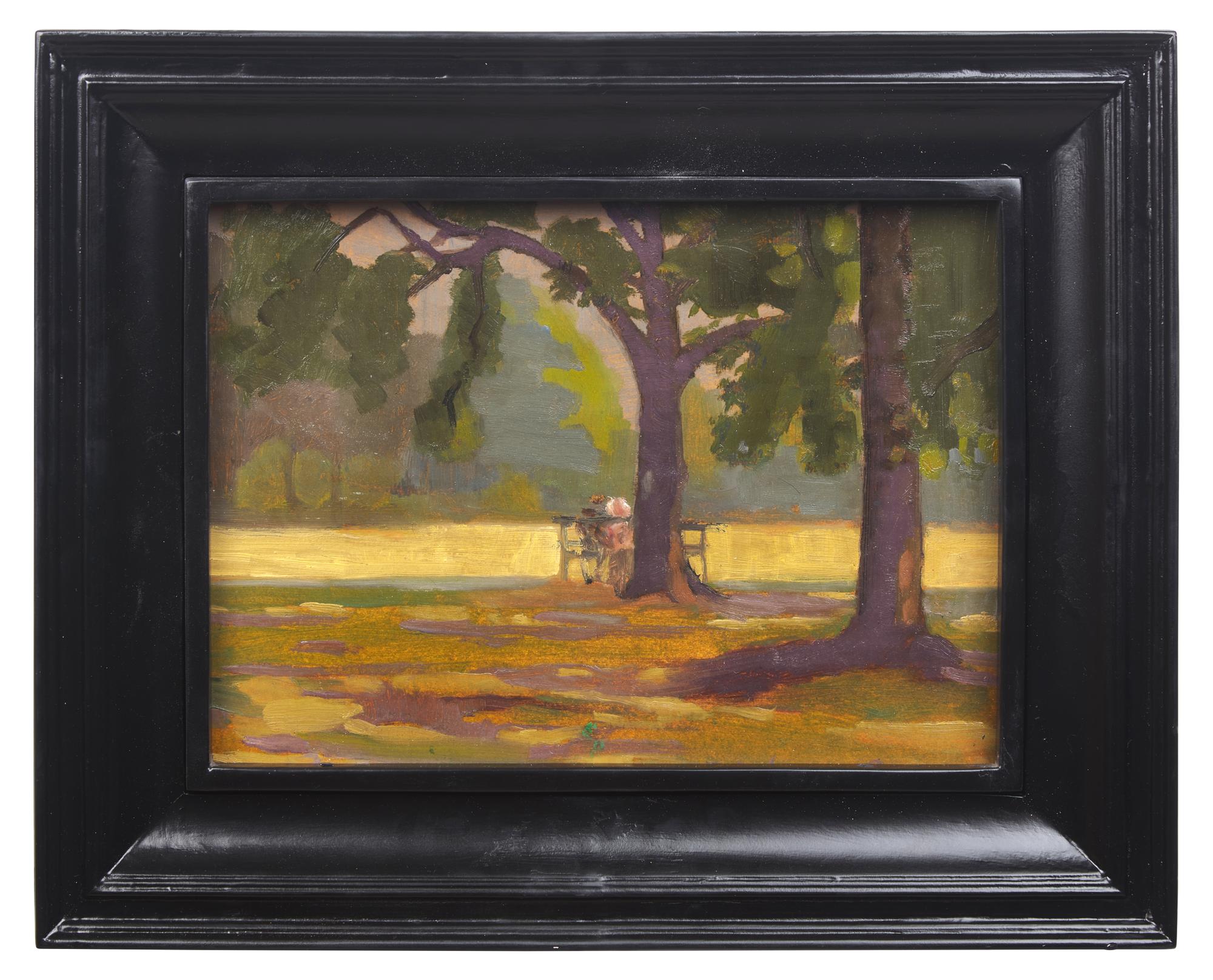 In Central Park (a double-sided work)