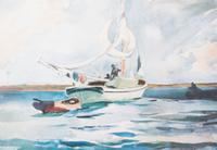 A Collection of Thirty-Eight Prints Height of largest 22 x width 17 3/4 inches.