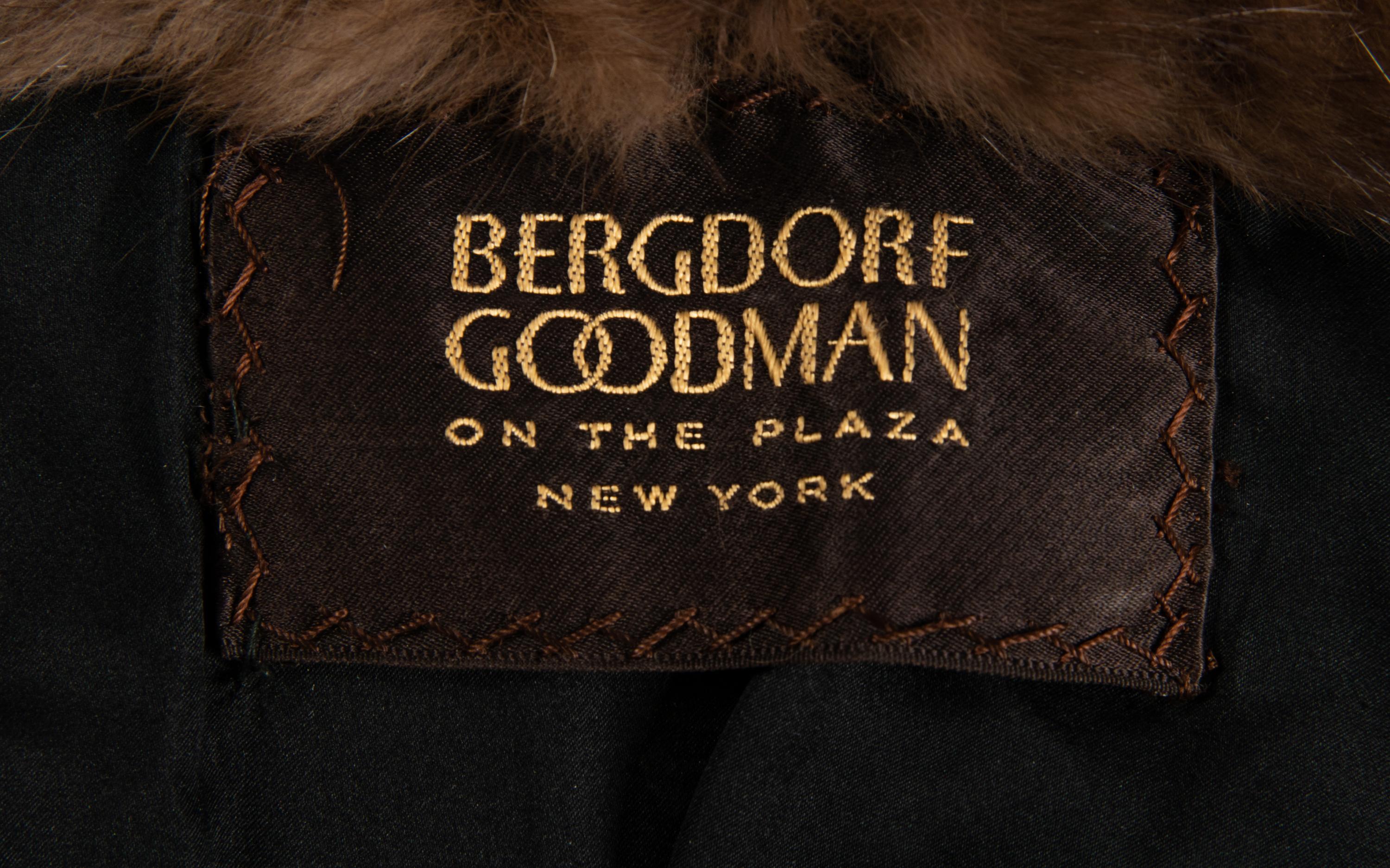 Bergdorf Goodman Sable Coat & Two Sable Collars, 1953