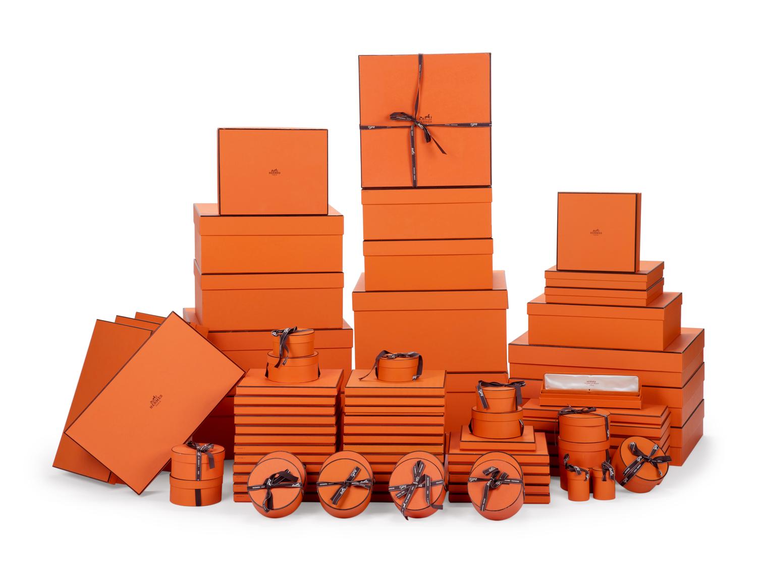 Collection of 79 Assorted Hermès Boxes