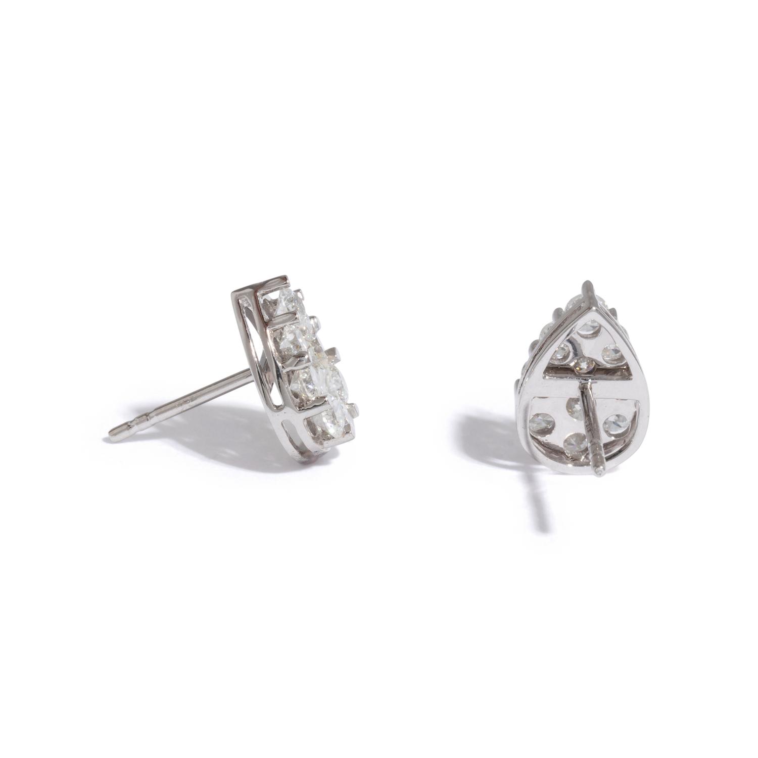 DIAMOND CLUSTER EARRINGS