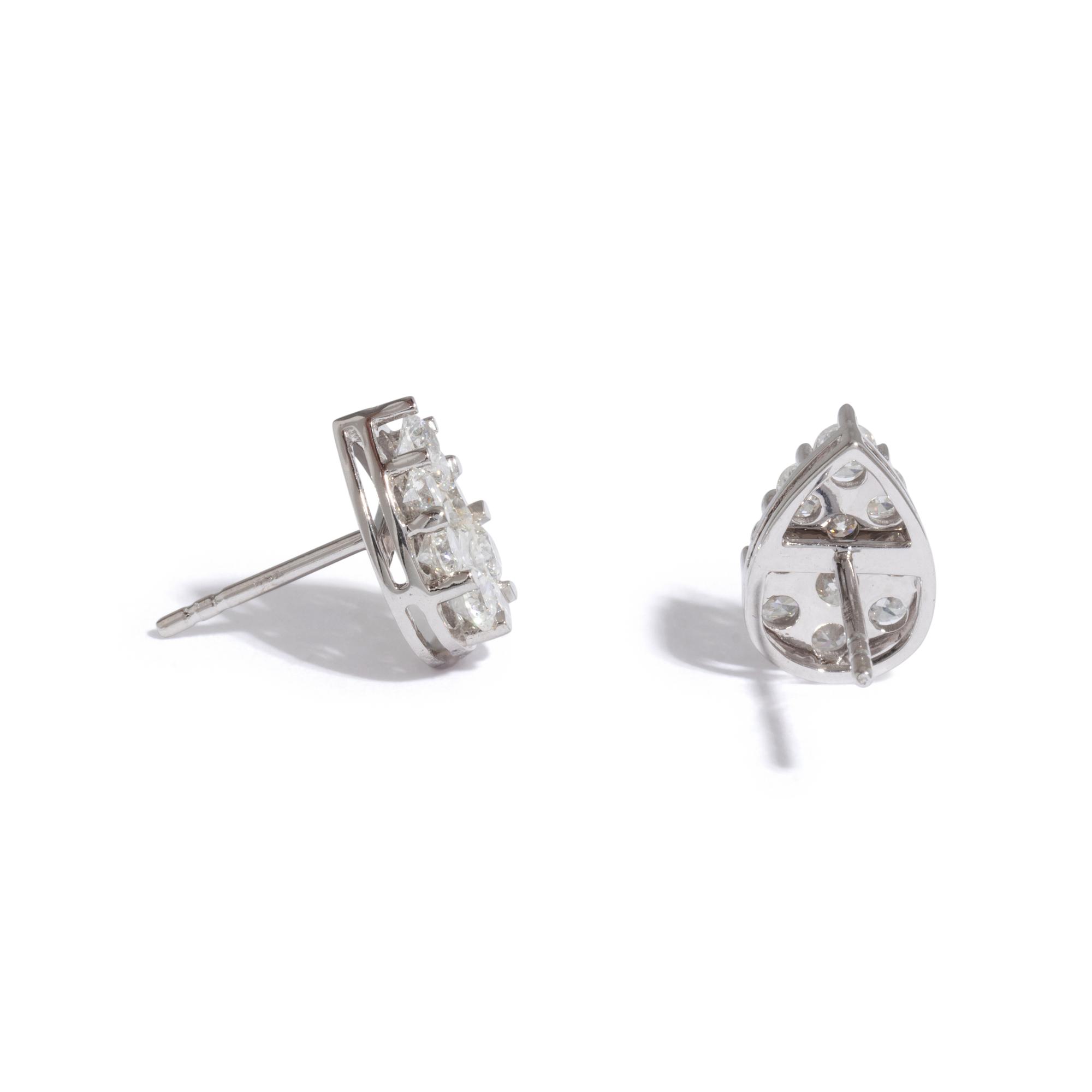 DIAMOND CLUSTER EARRINGS