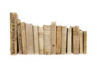 A Collection of Fourteen Continental Vellum and Parchment-Bound Books