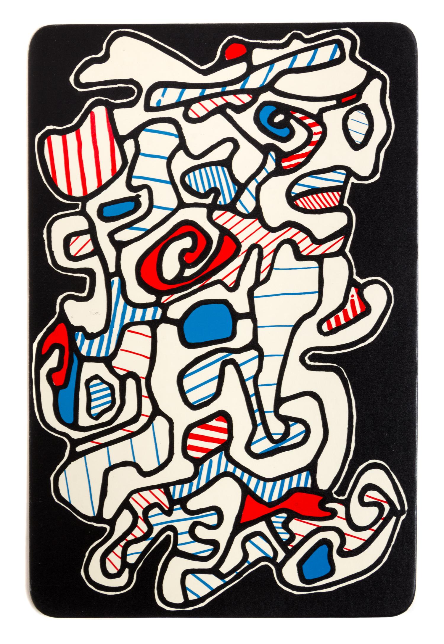 Jean Dubuffet, (French, 1901-1985), Banque de l'Hourloupe-Cartes a jouer et a tirer, 1967