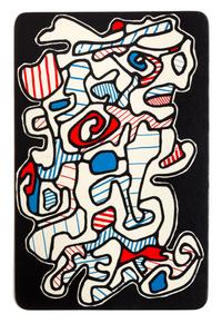 Jean Dubuffet, (French, 1901-1985), Banque de l'Hourloupe-Cartes a jouer et a tirer, 1967