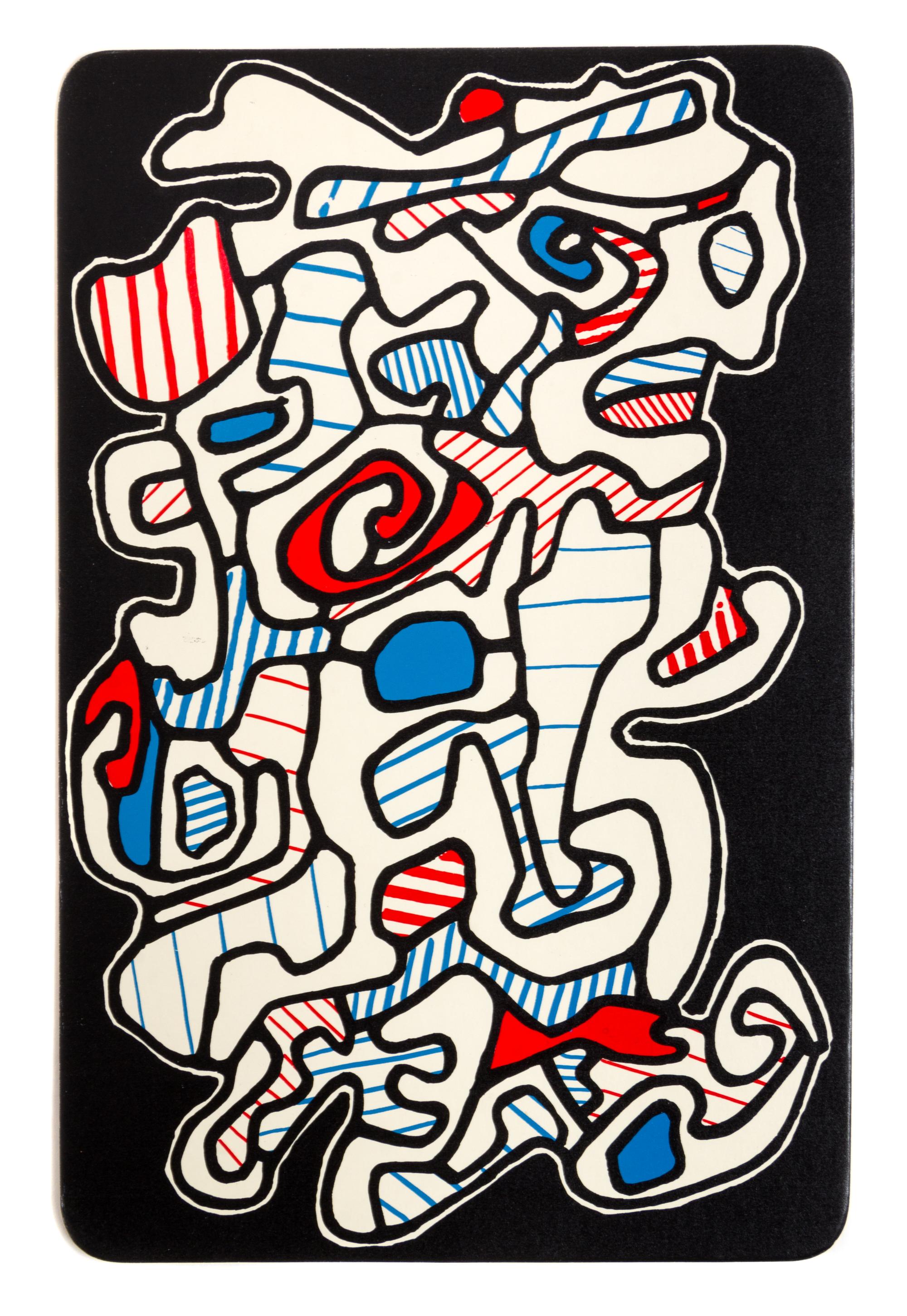 Jean Dubuffet, (French, 1901-1985), Banque de l'Hourloupe-Cartes a jouer et a tirer, 1967