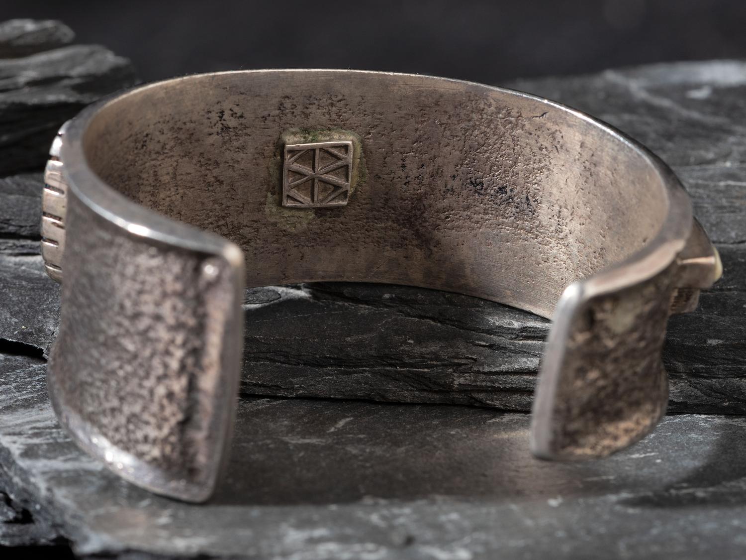 Cobblestone Inlay Cuff Bracelet