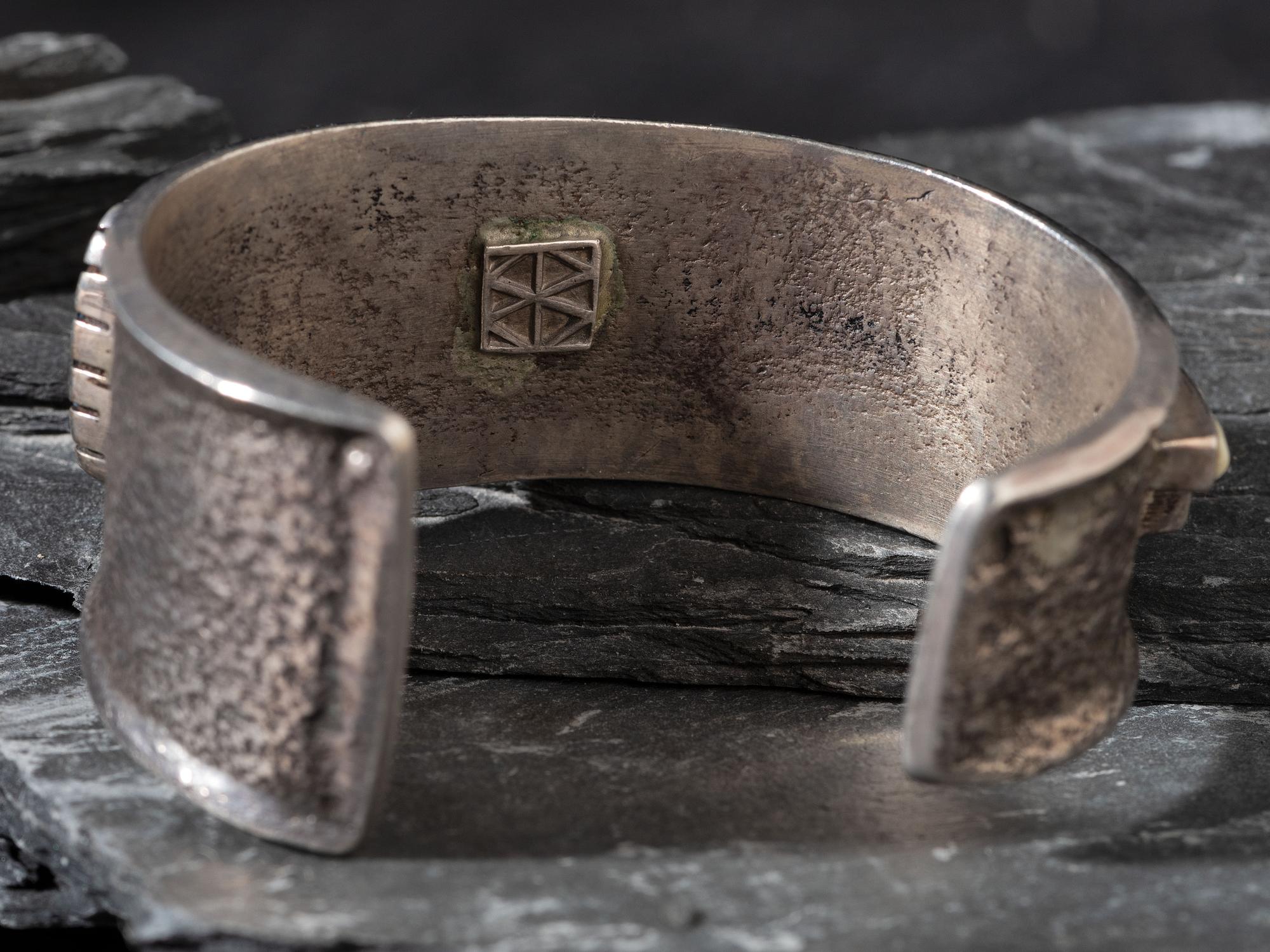 Cobblestone Inlay Cuff Bracelet