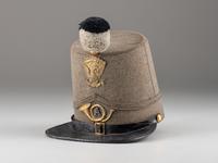 [MILITIA]. 1851 Pattern Massachusetts Militia shako.