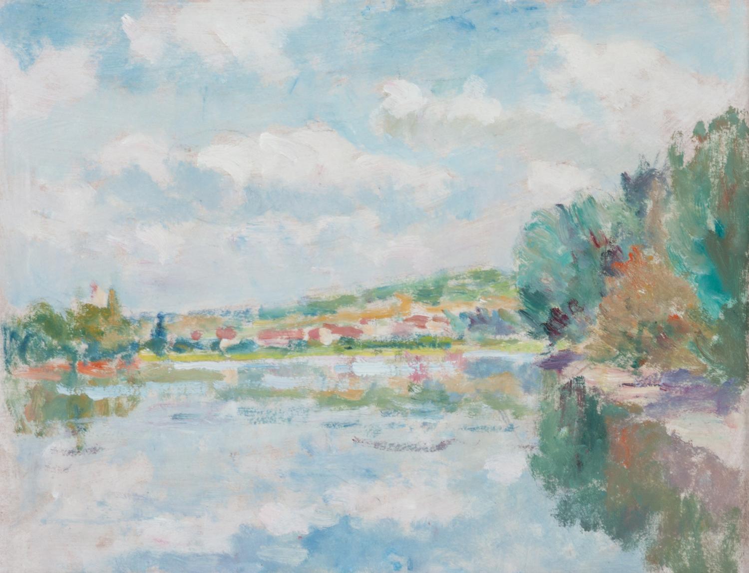 Abel Lauvray, (French, 1870-1950), Le Seine a Vetheuil, 1945