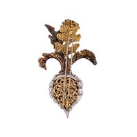 NICHOLAS VARNEY, MULTIGEM RADISH BROOCH