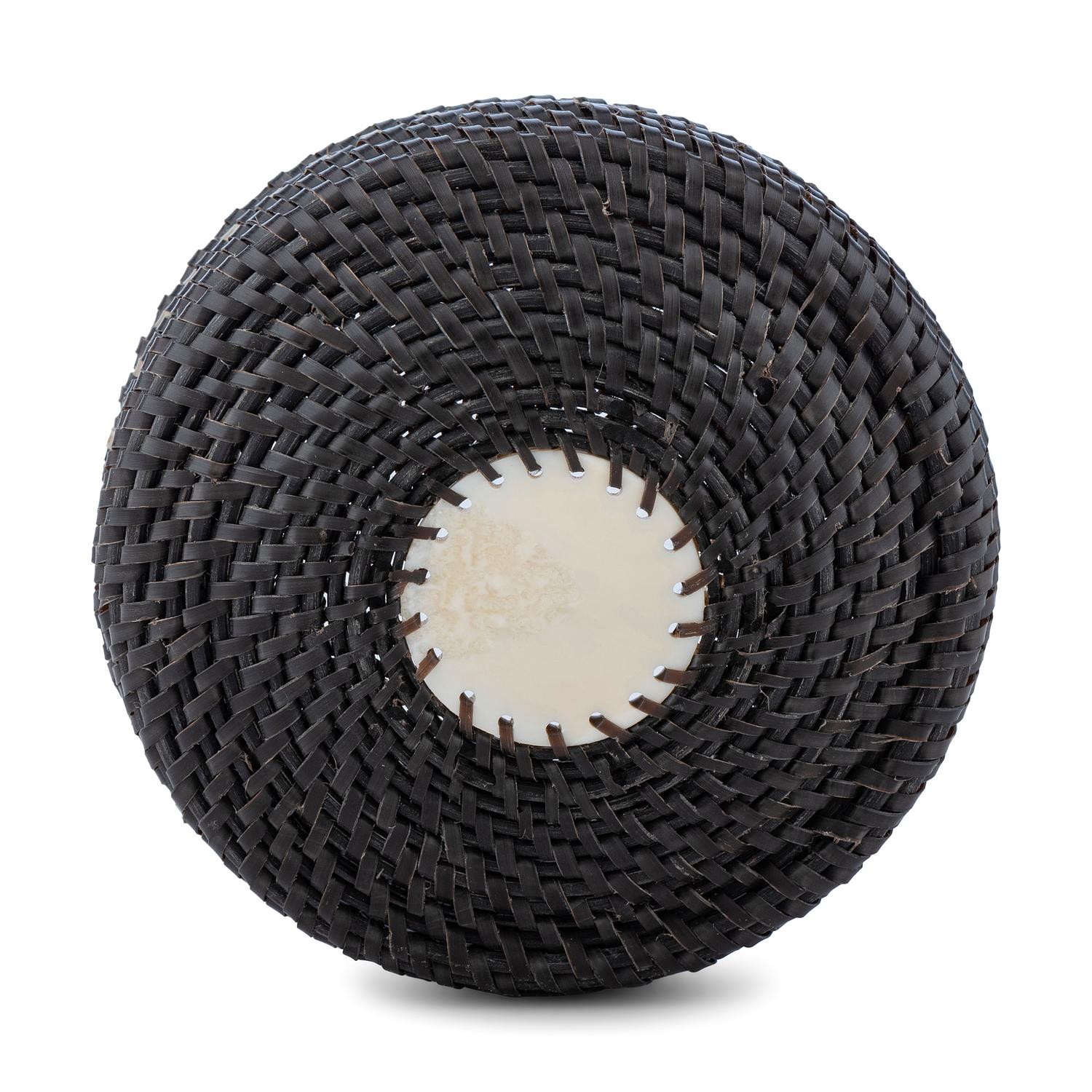 Baleen Basket, with Carved Salmon Finial