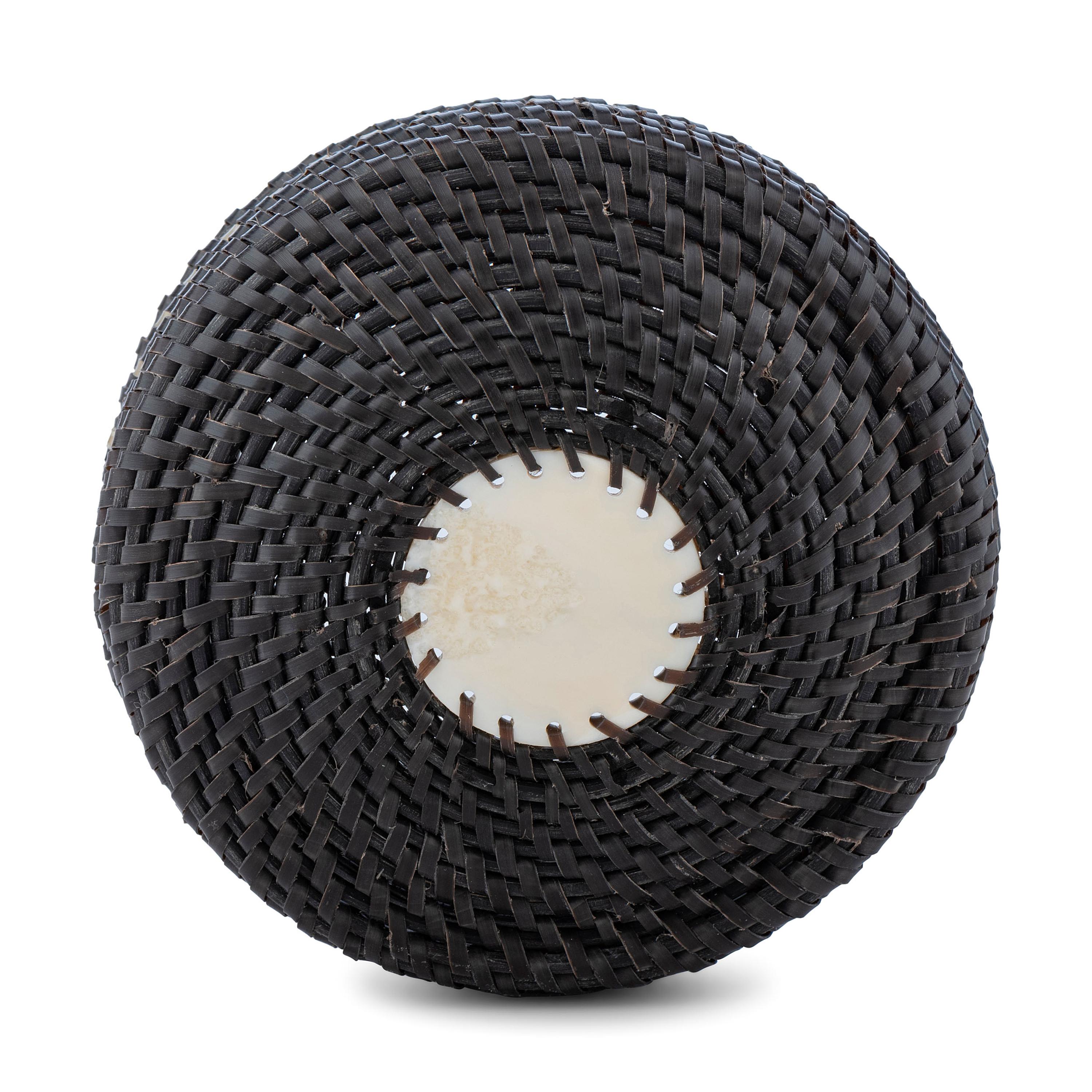 Baleen Basket, with Carved Salmon Finial