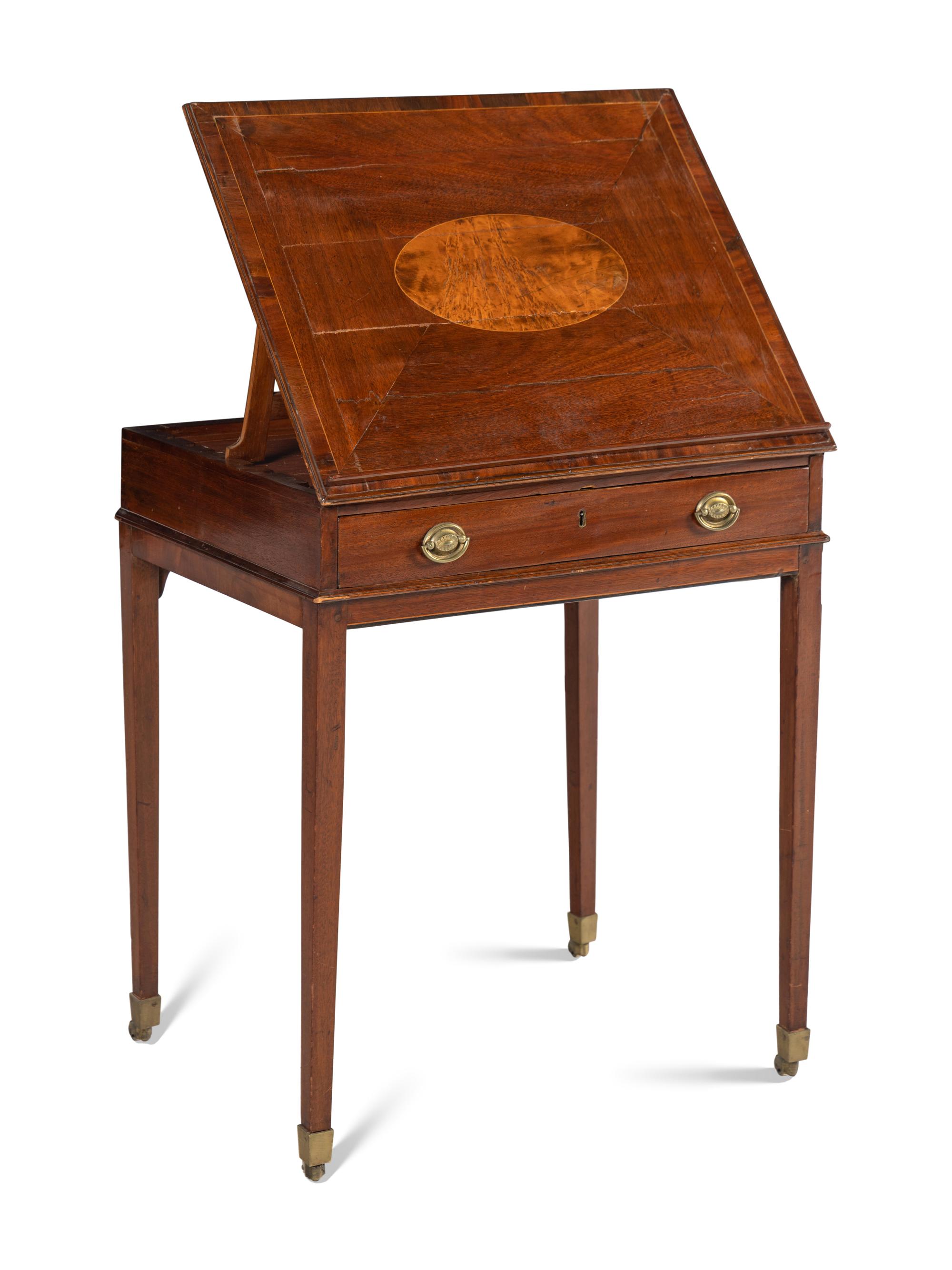 A George III Style Mahogany Drafting Table