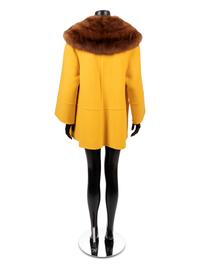 Christian Dior Haute Couture Coat Trimmed with Fur, Autumn/Winter 1972