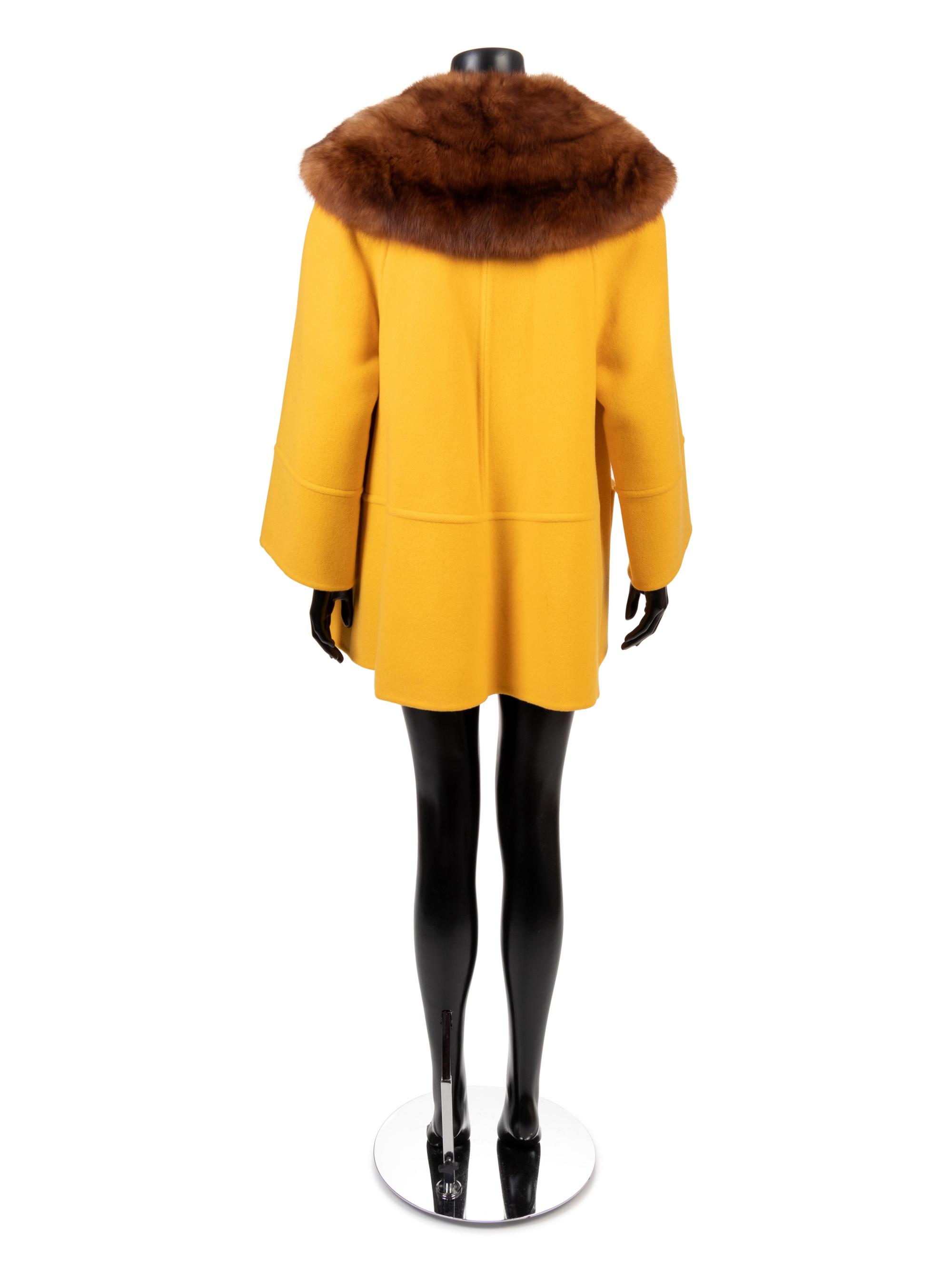 Christian Dior Haute Couture Coat Trimmed with Fur, Autumn/Winter 1972