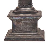 A Philadelphia Centennial Exposition Souvenir Silver-Plated Declaration of Independence Miniature Monument