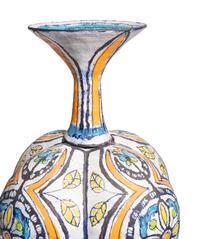 Large Gold & White Three-Part Bottle, 2011