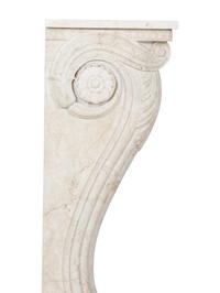 A Group of Four Carved Marble Corbels — 19TH CENTURY