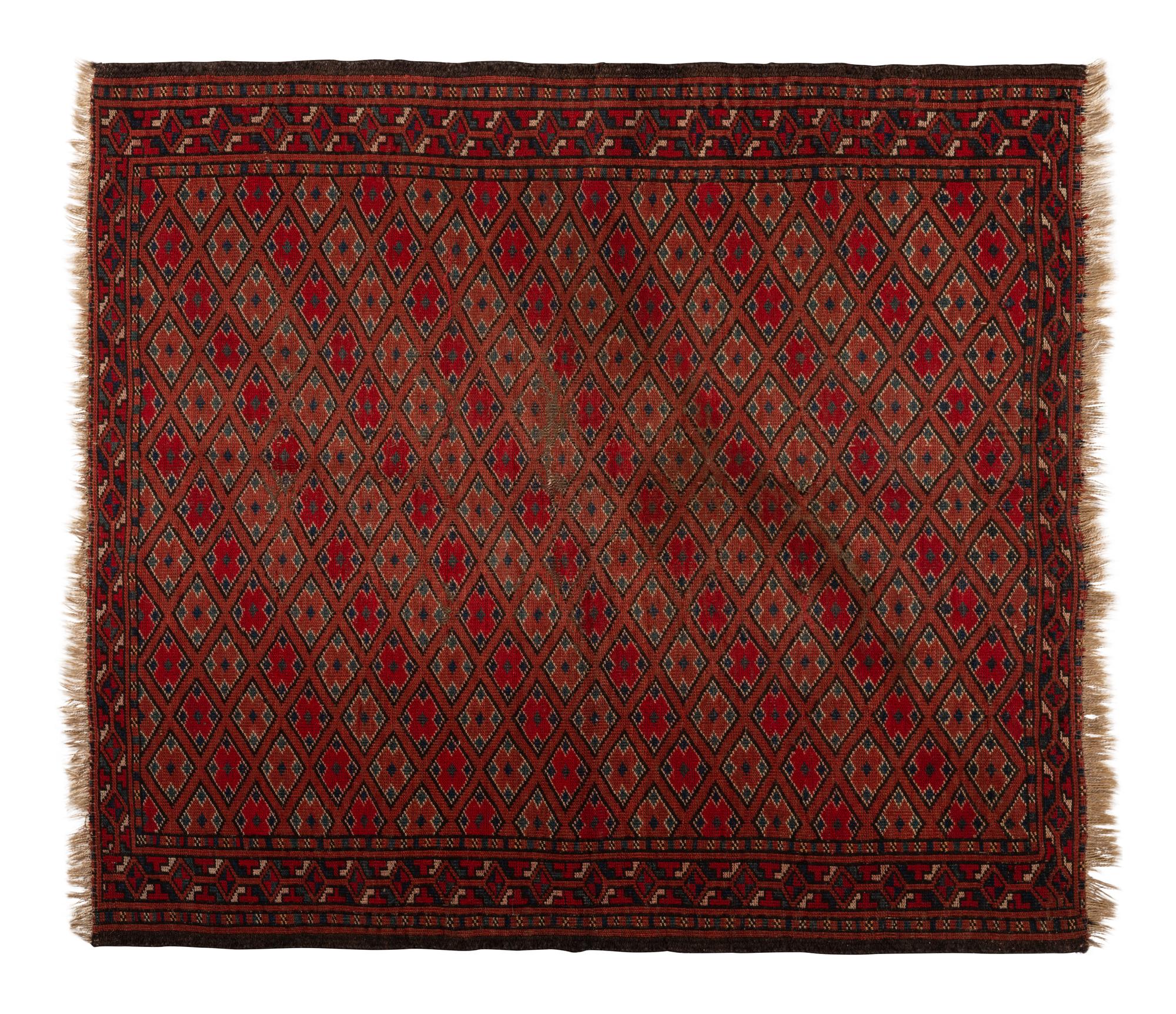 A Persian Throw Rug