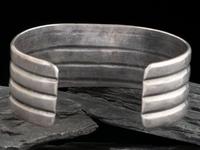 Navajo Silver and Turquoise Cuff Bracelet