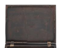 [EARLY PHOTOGRAPHY]. Landing of Columbus . Reproduction Union case crafted in wood.