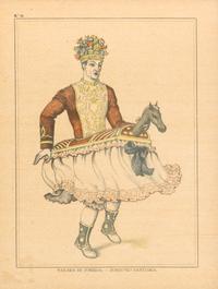 Three Framed Color Prints of Basque Dancers after Obdulio Lopez Framed size 17 x 14 1/2 inches. — 20TH CENTURY
