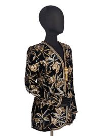 Oscar de la Renta Embroidered Evening Jacket