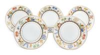 A Set of Ten French Porcelain Plates Diameter 10 inches. — TIFFANY & CO., PRIVATE STOCK